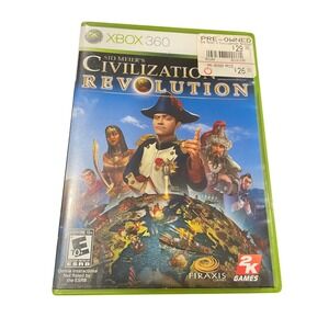 Sid Meiers Civilization Revolution Xbox 360 Strategy Game 2K Firaxis Complete
